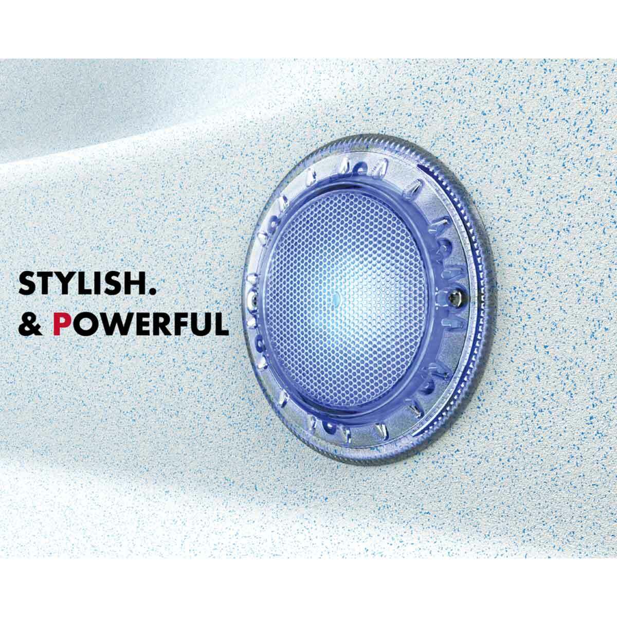 Retro WNRX Blue LED Clear Trim LED Pool Light
