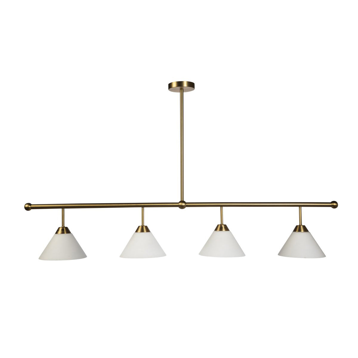 Zacha Modern Metal Linear Pendant - 4 Light