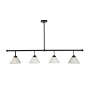 Zacha Modern Metal Linear Pendant - 4 Light