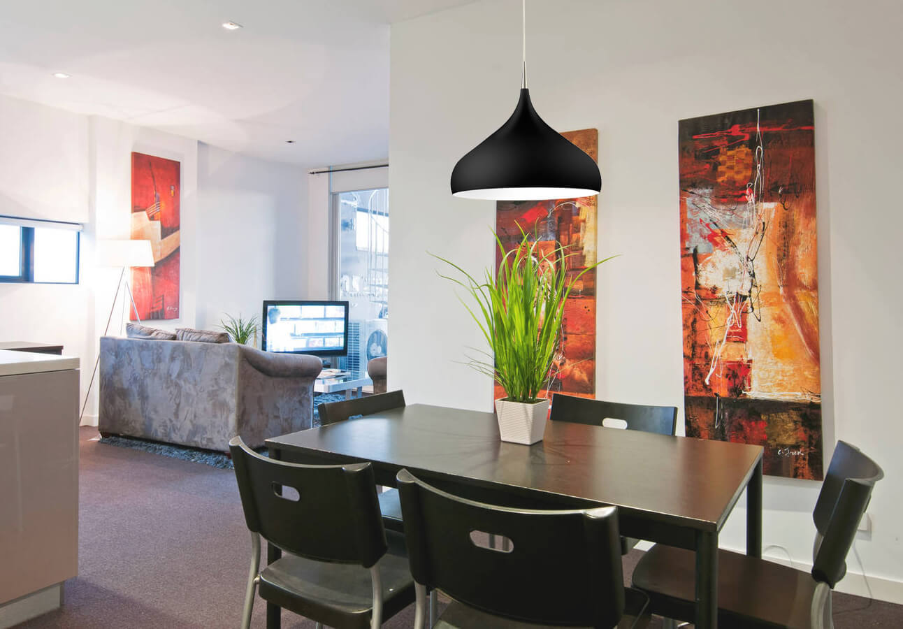 Zara Metal & Polycarbonate 410mm Large Pendant Light