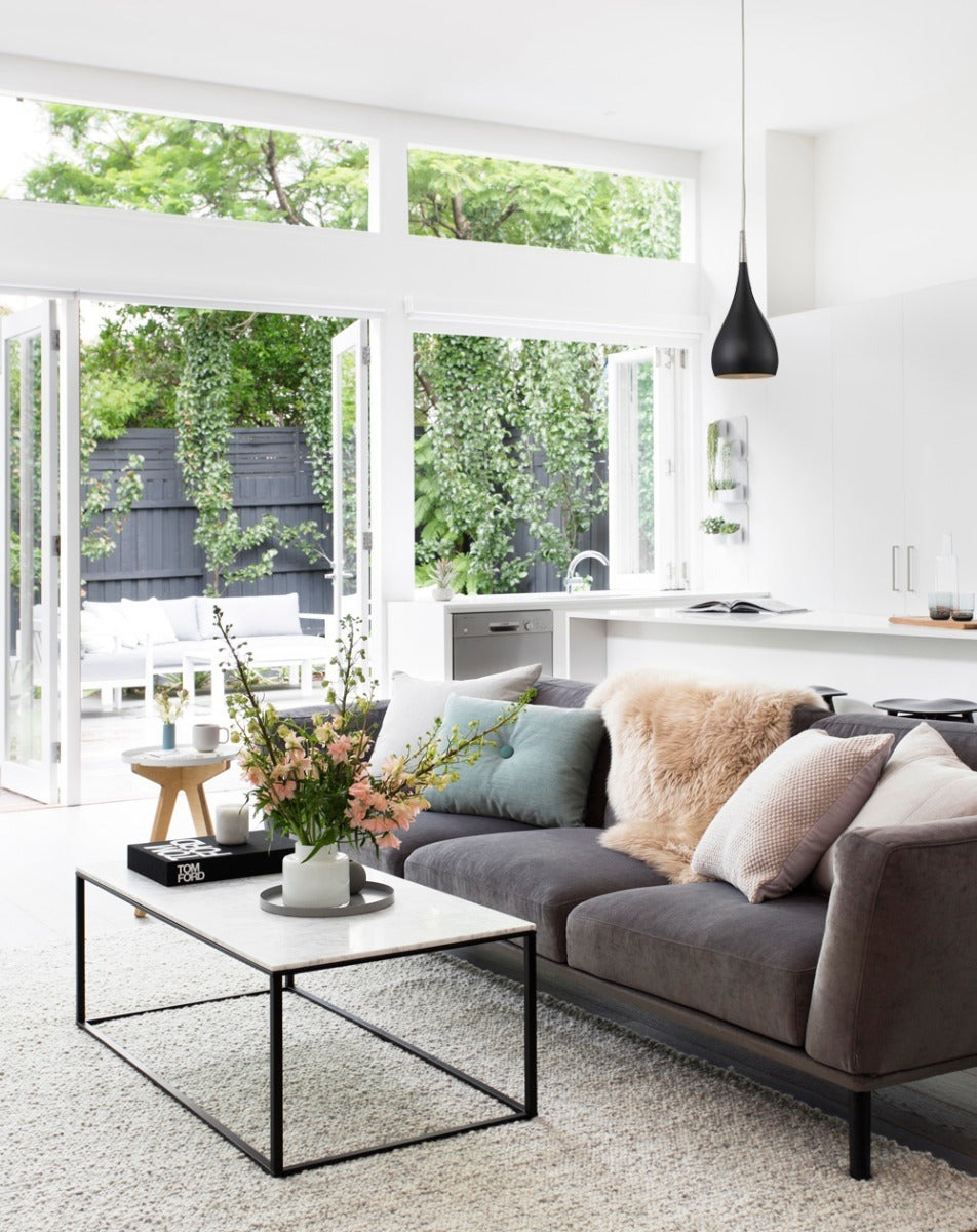 Zara Metal & Polycarbonate 160mm Small Pendant Light