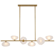 Zecca 6 Light Pendant with Adjustable Rod - Modern Design