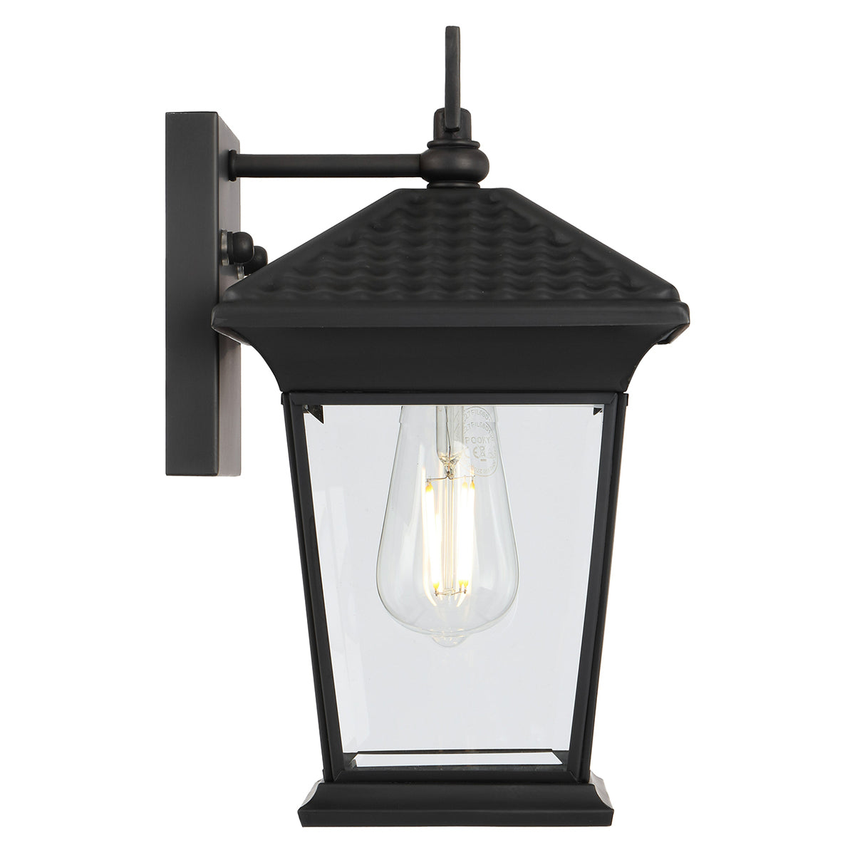 Zeldin Exterior Wall Light with Solid Brass Build