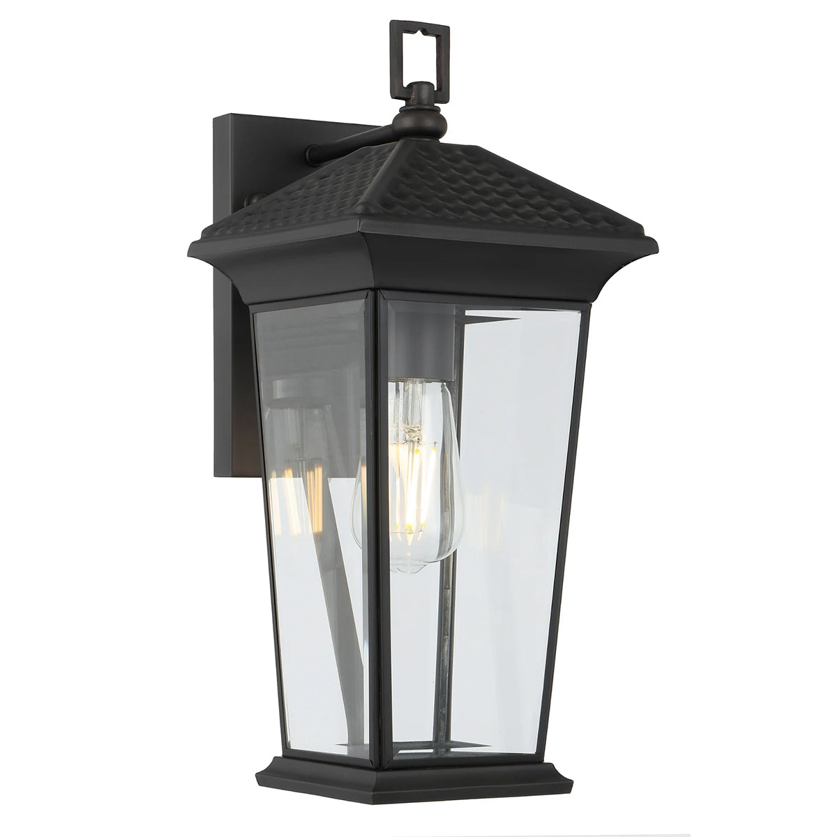 Zeldin Exterior Wall Light with Solid Brass Build