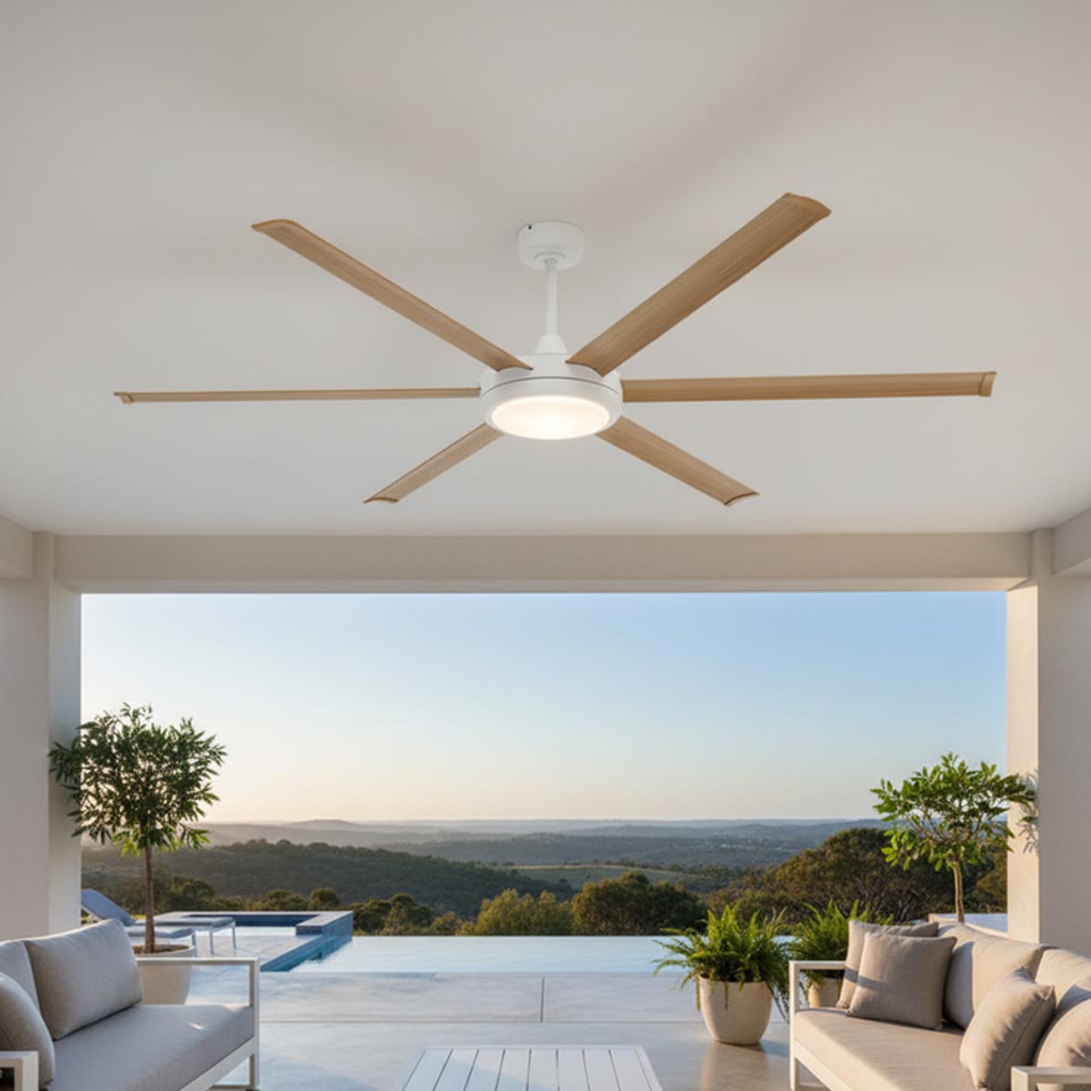 Zeus Smart DC Ceiling Fan with LED Light & Remote