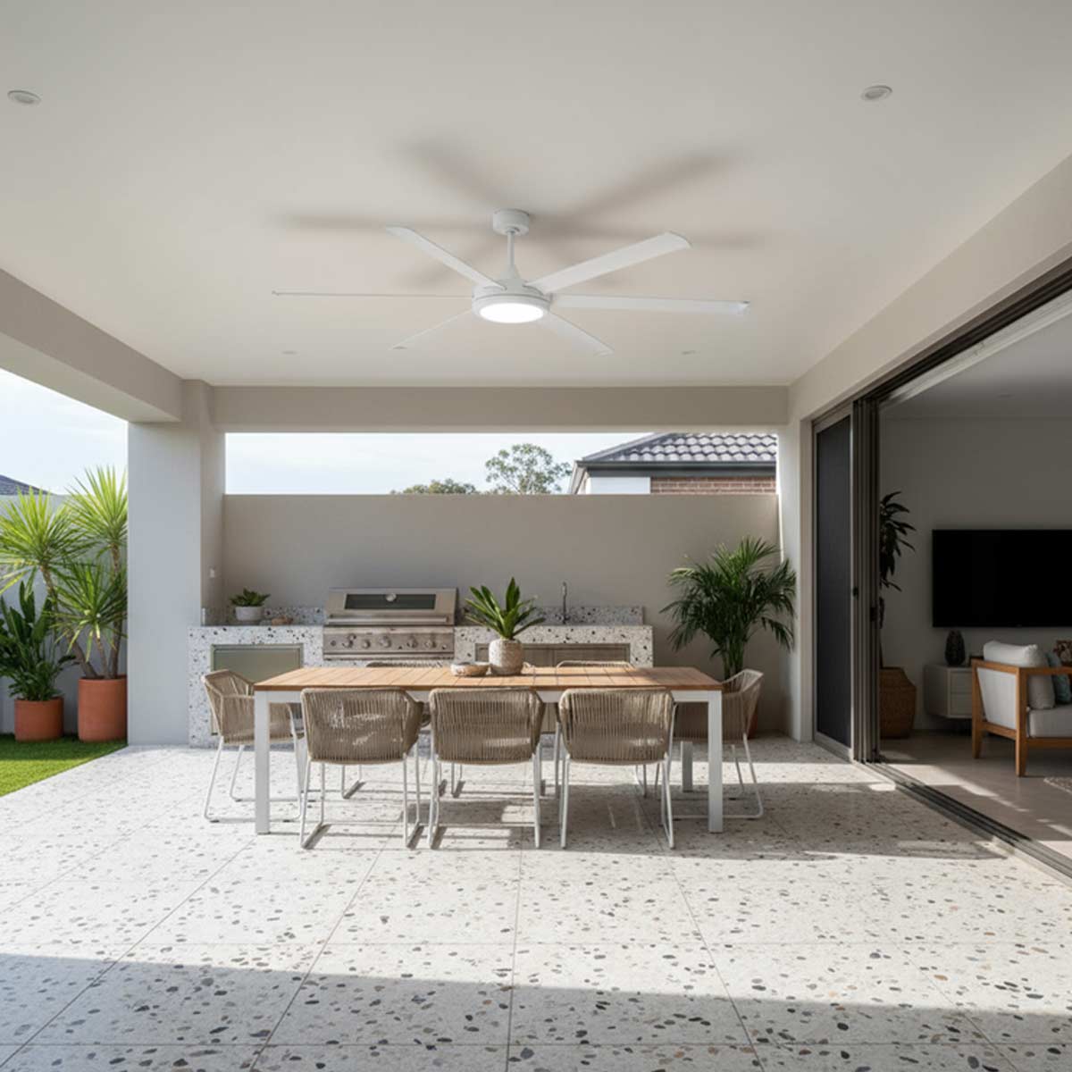 Zeus Smart DC Ceiling Fan with LED Light & Remote