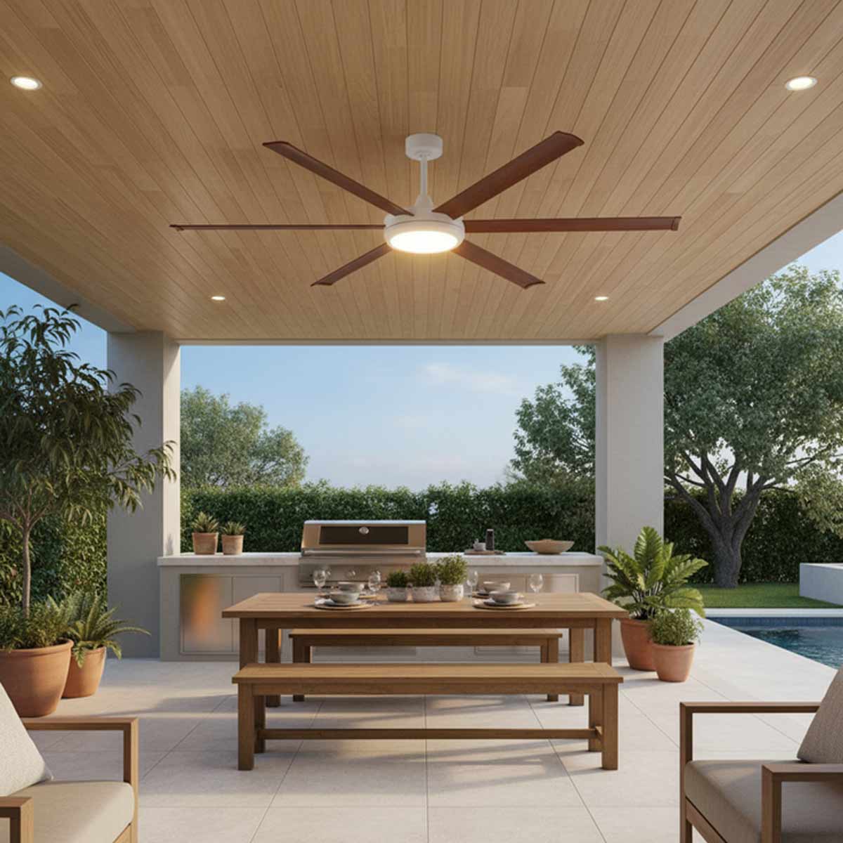 Zeus Smart DC Ceiling Fan with LED Light & Remote