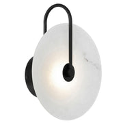 Zonder LED Wall Light with Marble Glass Disc