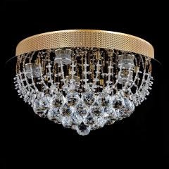 Lampada Accuto Gold 30W LED Tri Colour Premium Crystal Ceiling Light