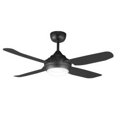 Ventair Spinika 48" Composite 4 Blade AC Ceiling Fan with 20W LED Tri Colour Light